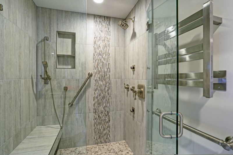 Corner Walk-in Shower with Niche Storage